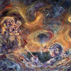 The flow of a song with musicians.